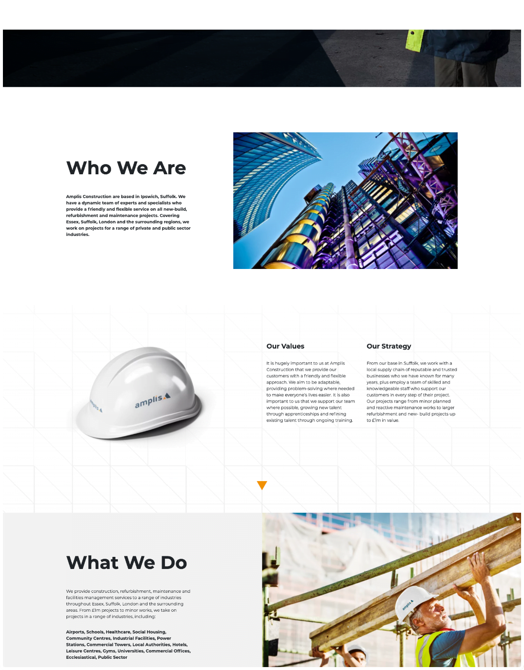 Amplis Website Screenshot
