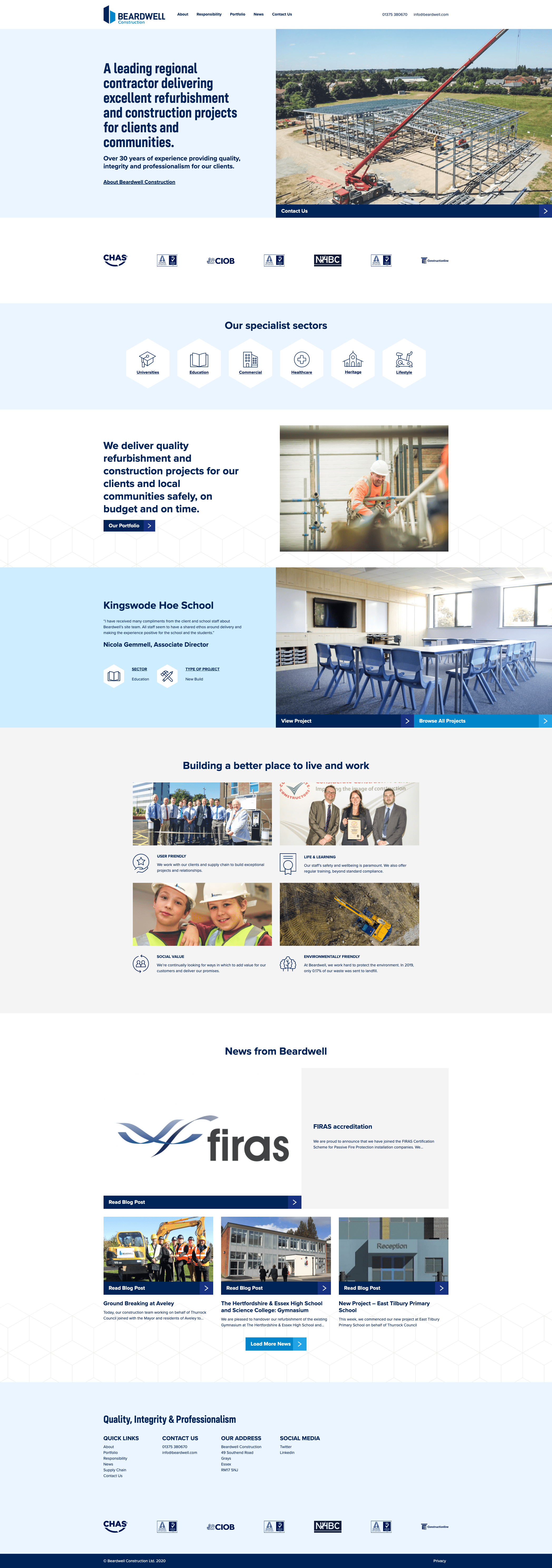 Beardwell Website Screenshot